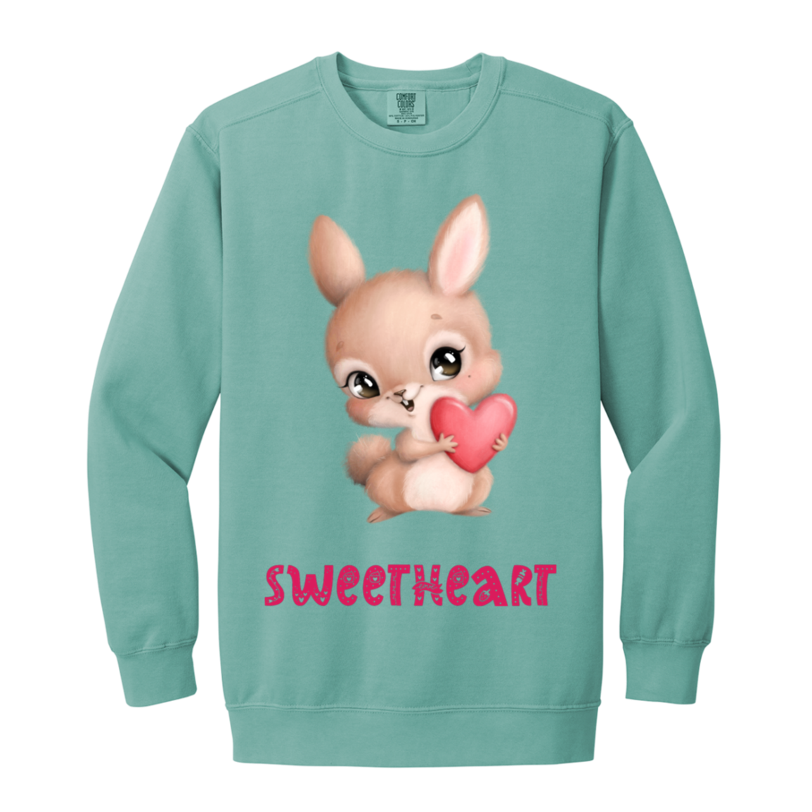 VALENTINE'SDAY(SWEETHEART)Dyed Adult Crewneck Sweatshirt
