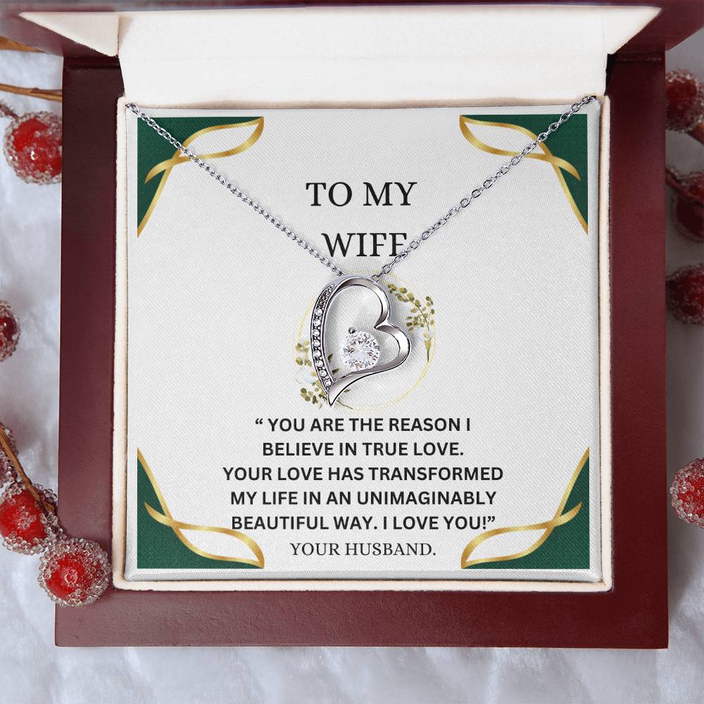 TO MY WIFE NECKLACE