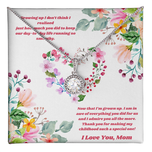 I Love You Mom Necklace