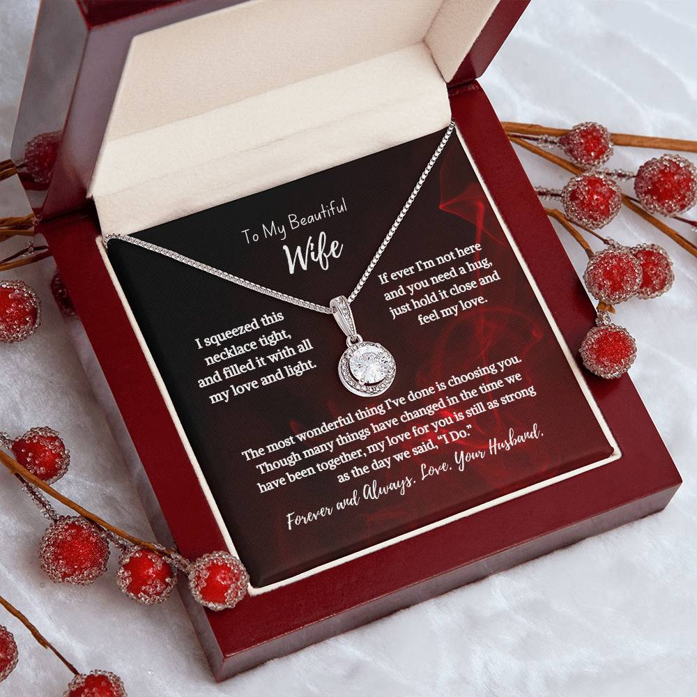 To my beautiful Wife Love Necklace