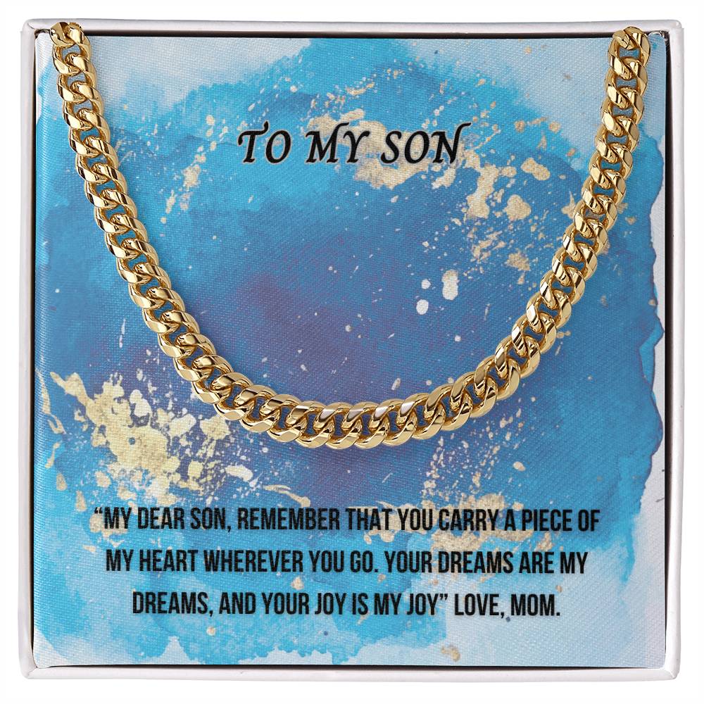 To My Son Necklace