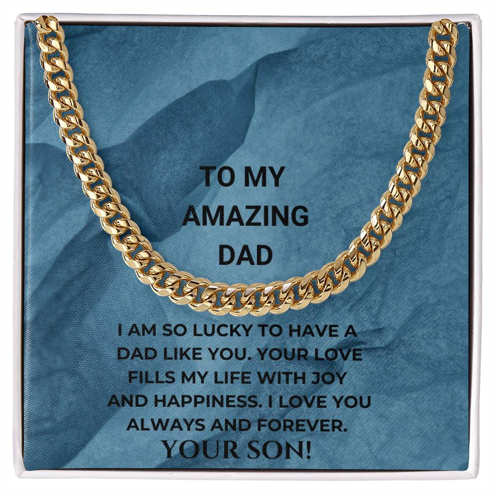 TO MY AMAZING DAD (NECKLACE)