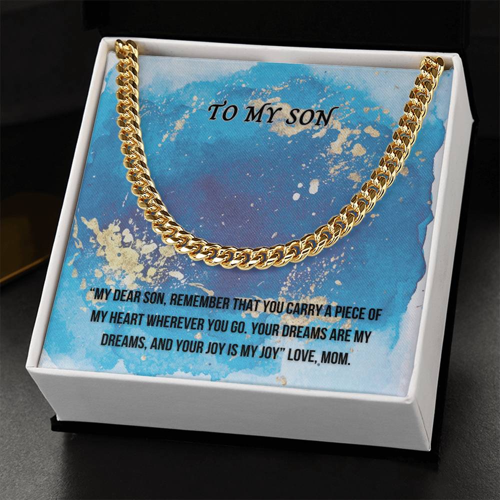 To My Son Necklace