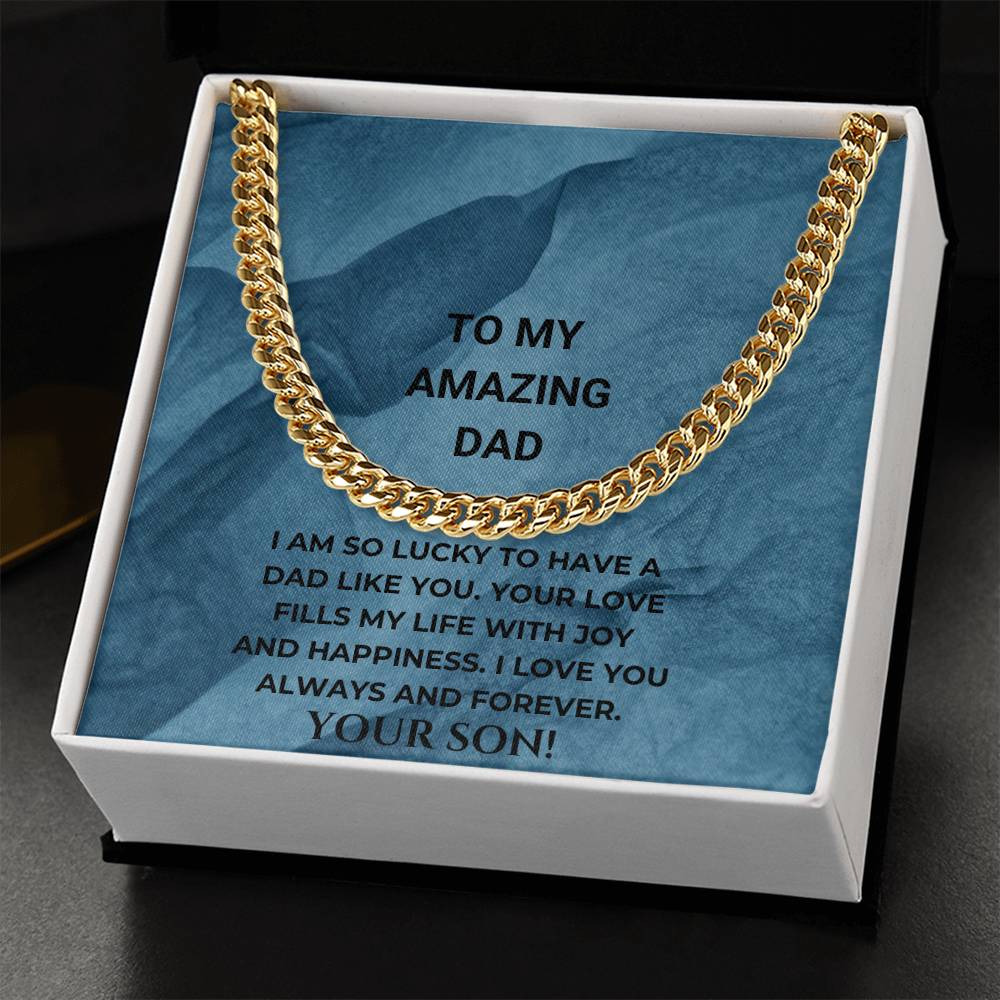 TO MY AMAZING DAD (NECKLACE)