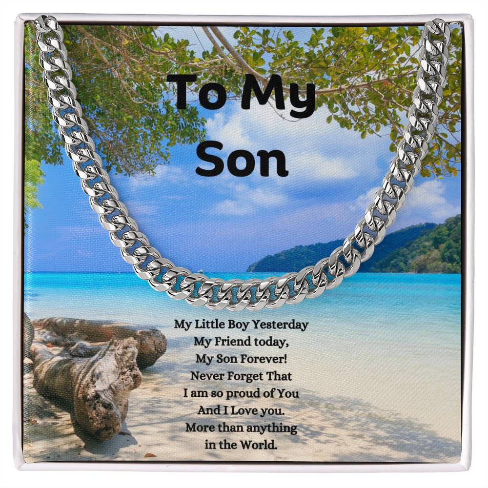 To My Son Necklace