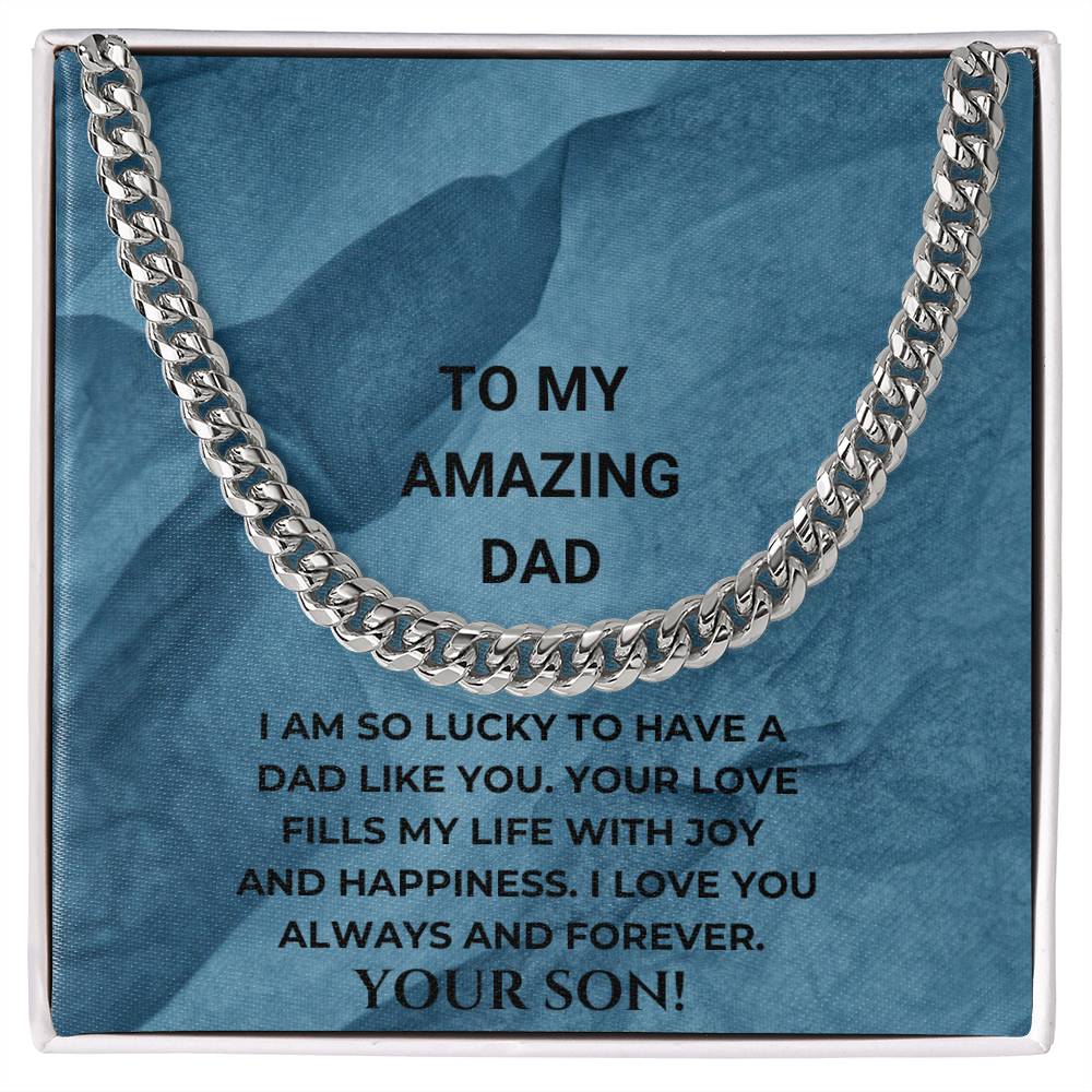 TO MY AMAZING DAD (NECKLACE)