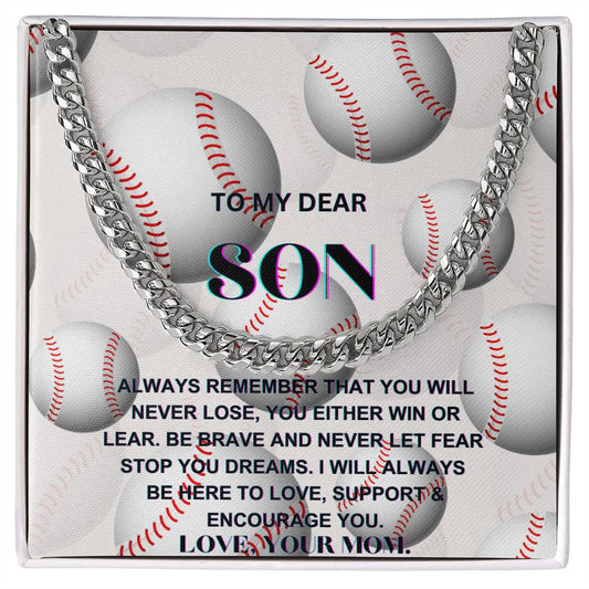 TO MY DEAR SON (NECKLACE)