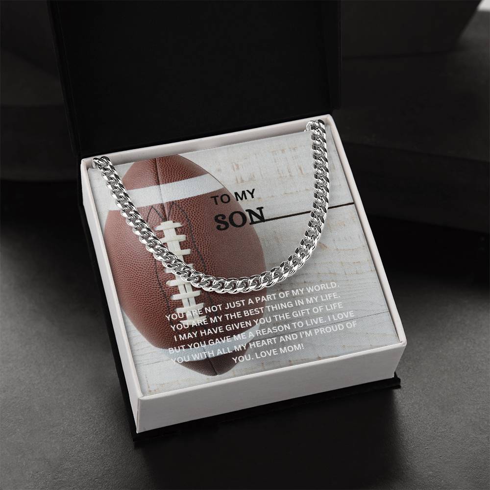 TO MY SON NECKLACE