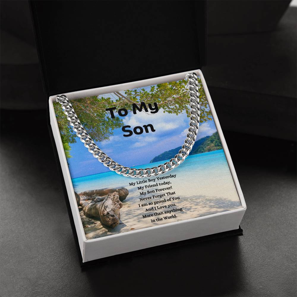 To My Son Necklace