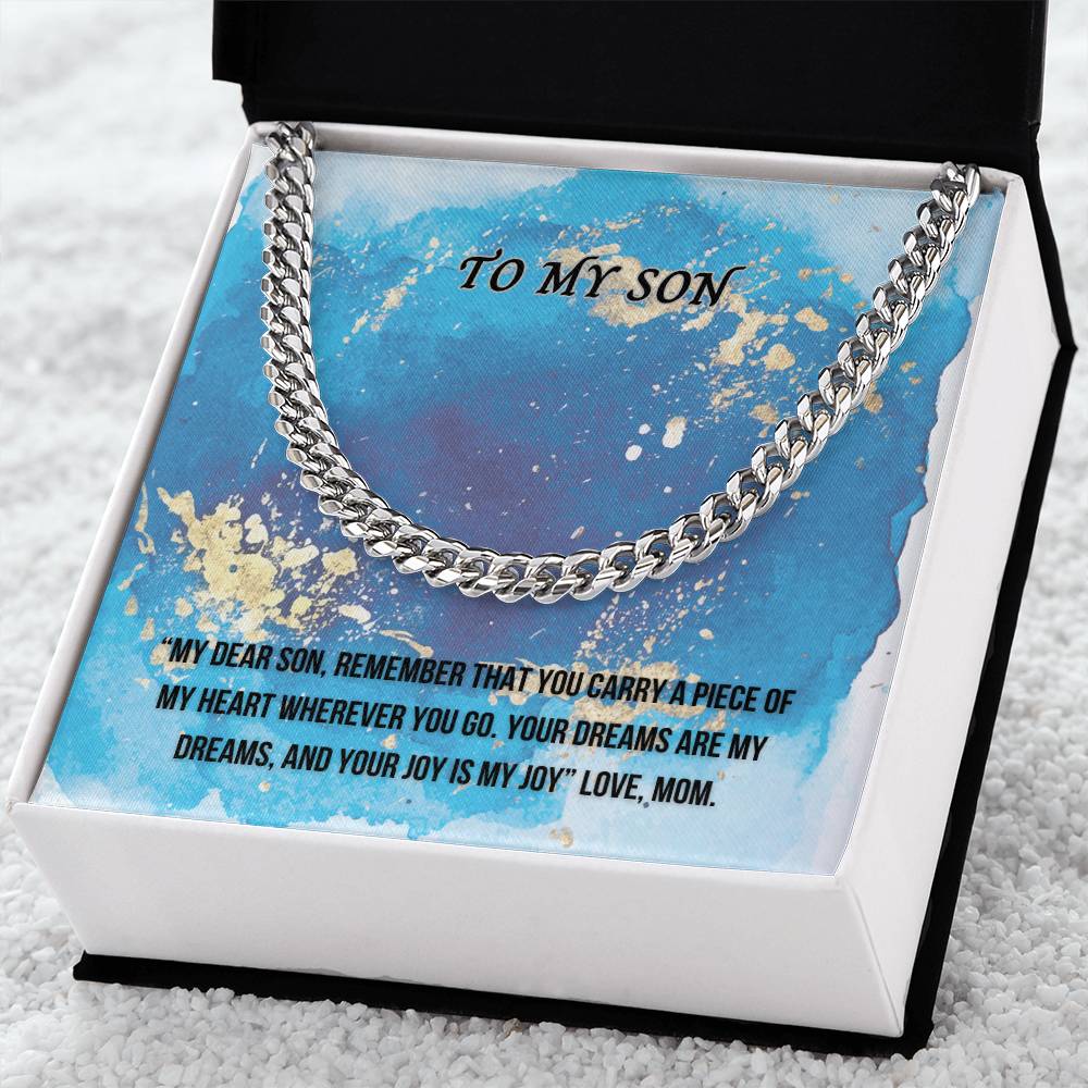 To My Son Necklace