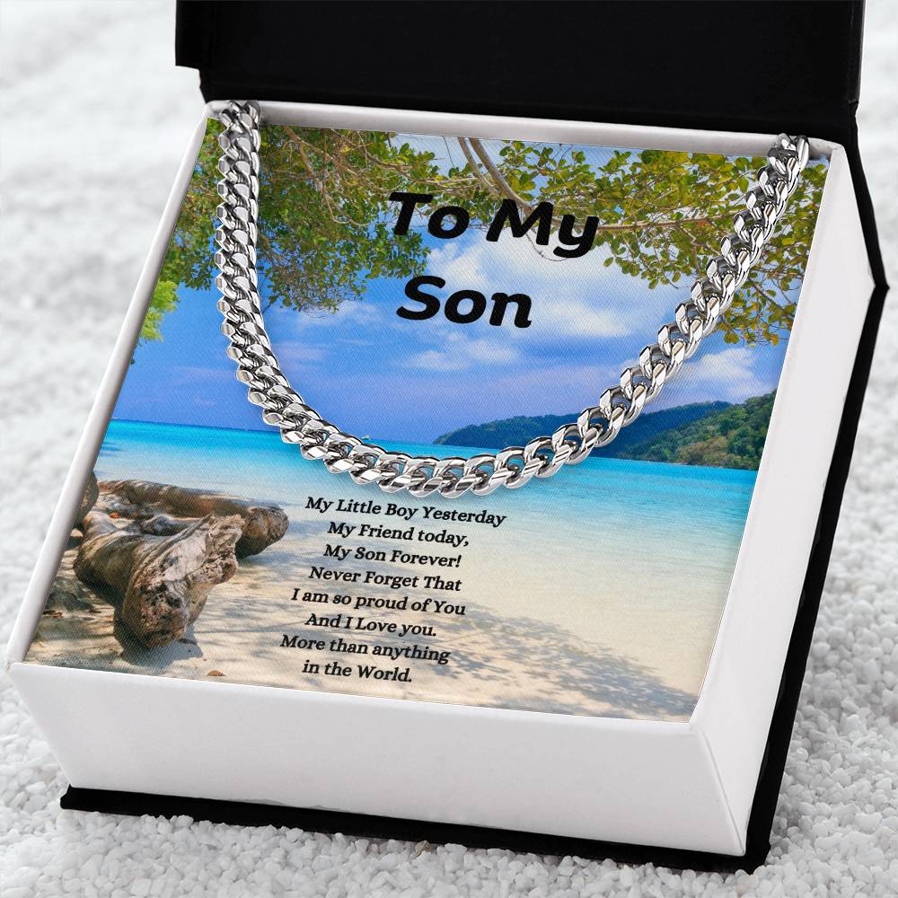 To My Son Necklace