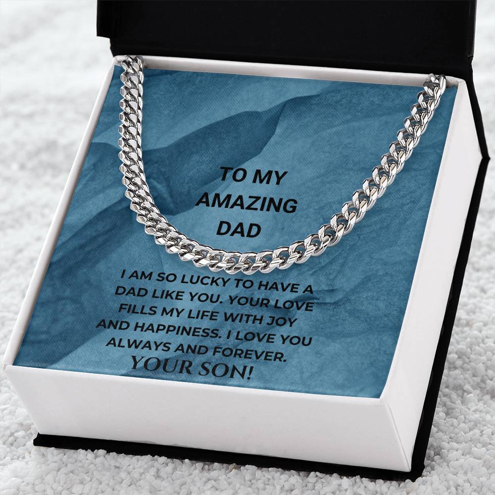 TO MY AMAZING DAD (NECKLACE)