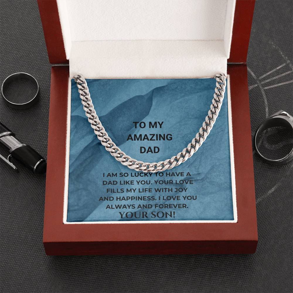 TO MY AMAZING DAD (NECKLACE)