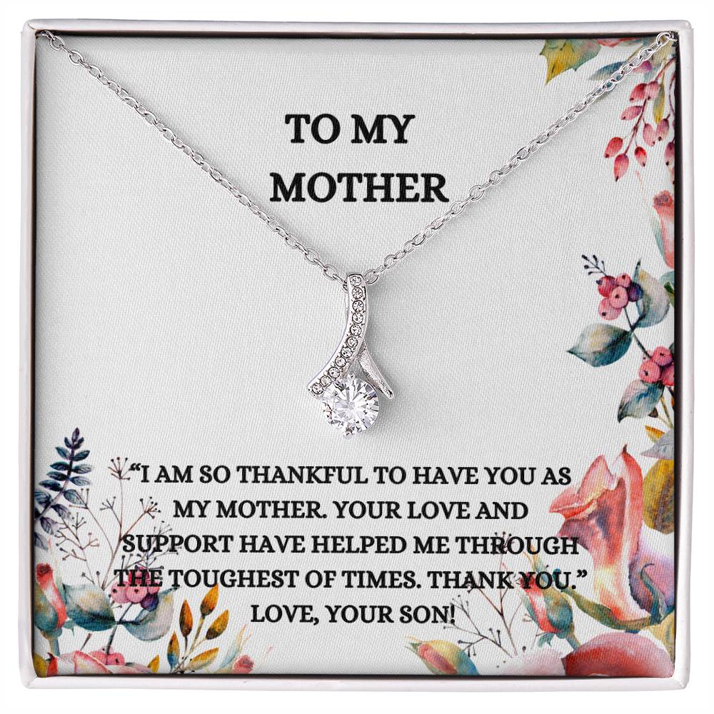 TO MY MOTHER NECKLACE