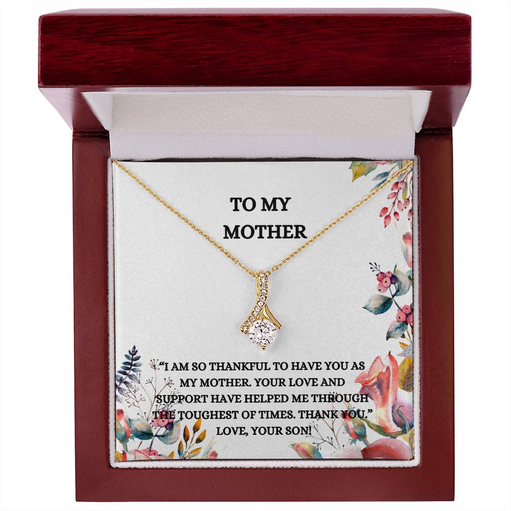 TO MY MOTHER NECKLACE