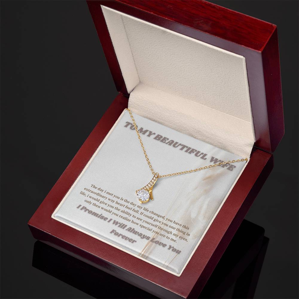 To My Beautiful Wife Necklace