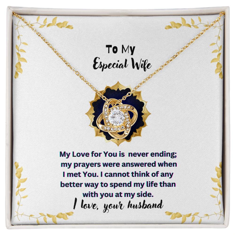 To My Especial Wife (Necklace)