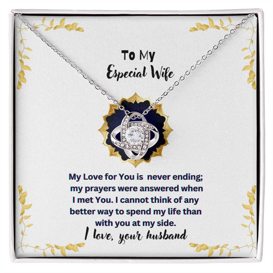 To My Especial Wife (Necklace)