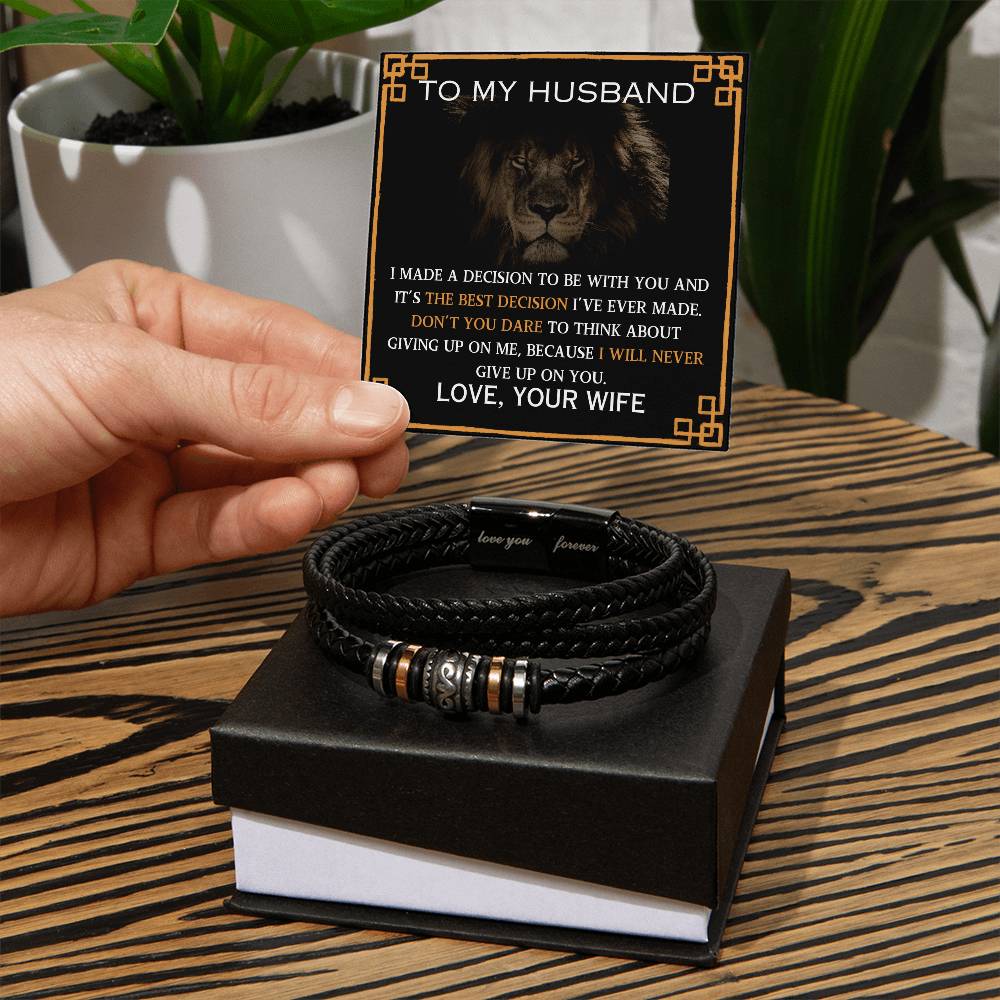 To my Husband Bracelet