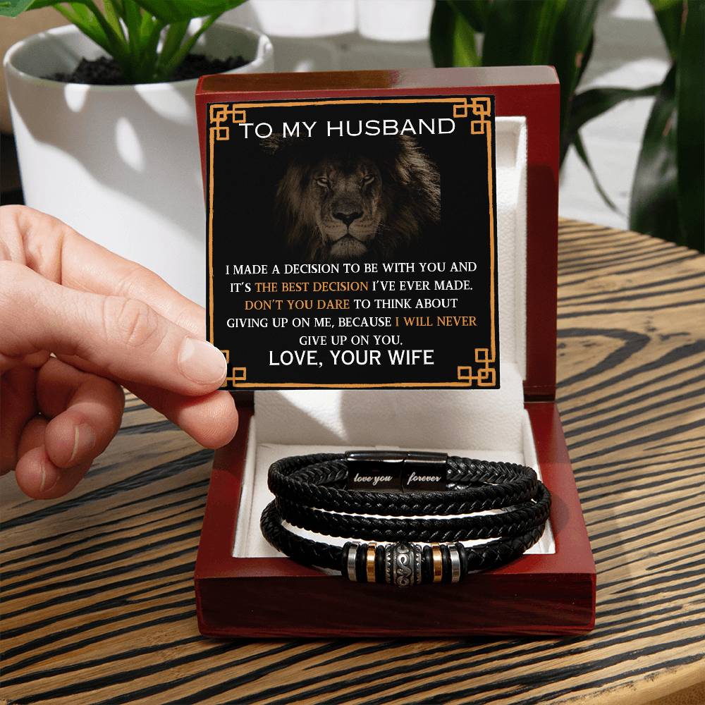 To my Husband Bracelet