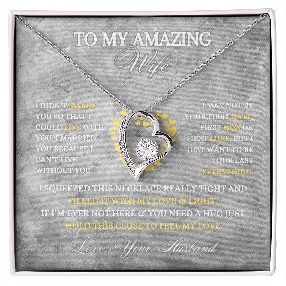 To My Amazing Wife Necklace