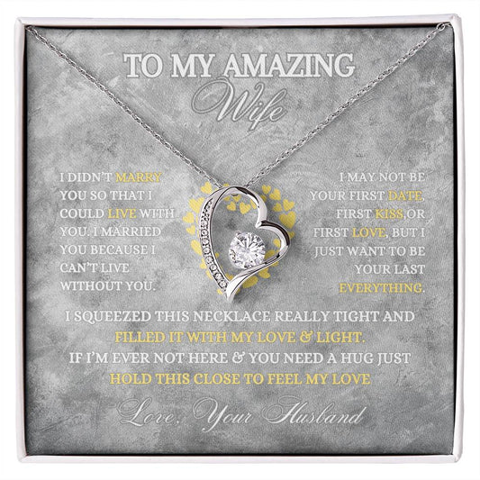 To My Amazing Wife Necklace