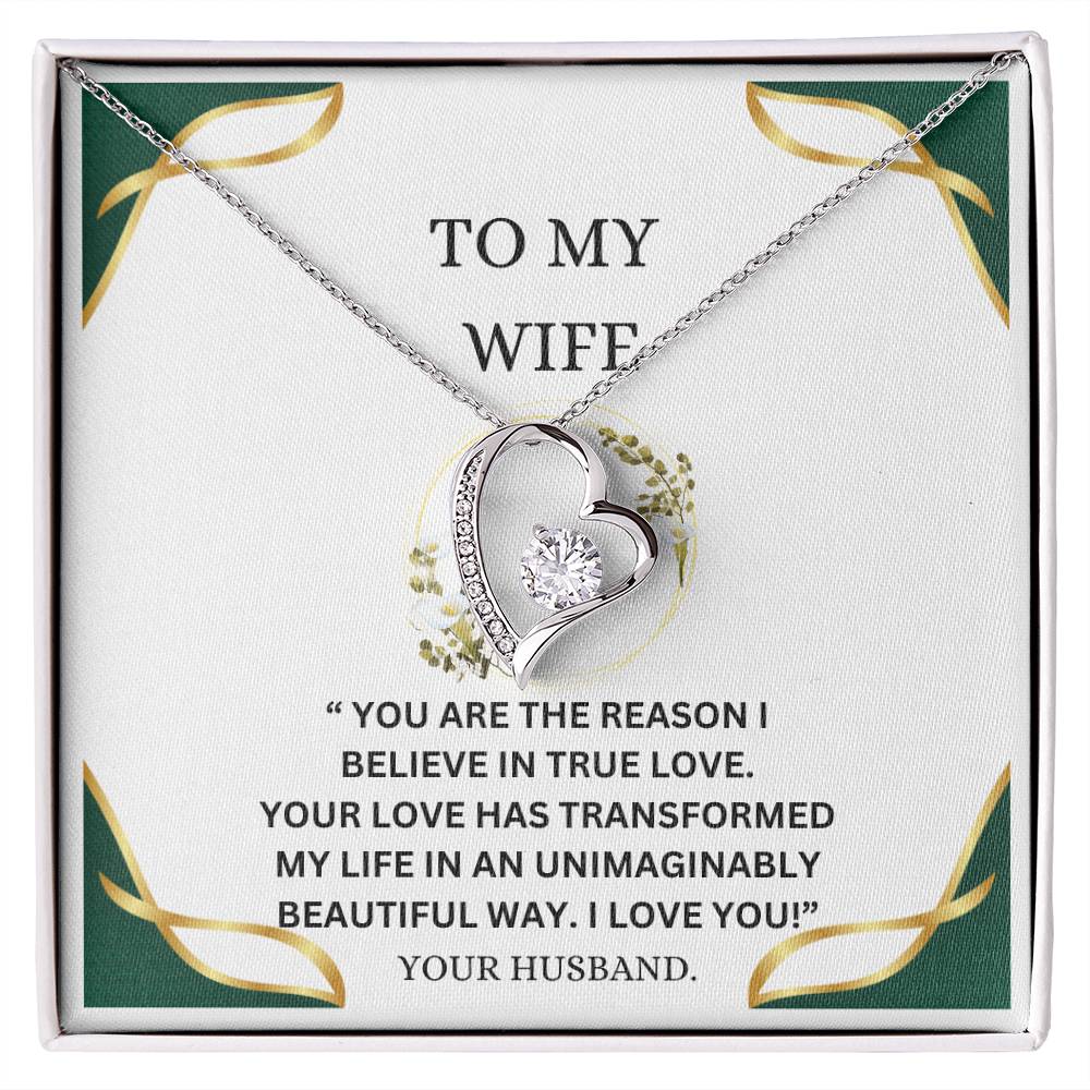 TO MY WIFE NECKLACE