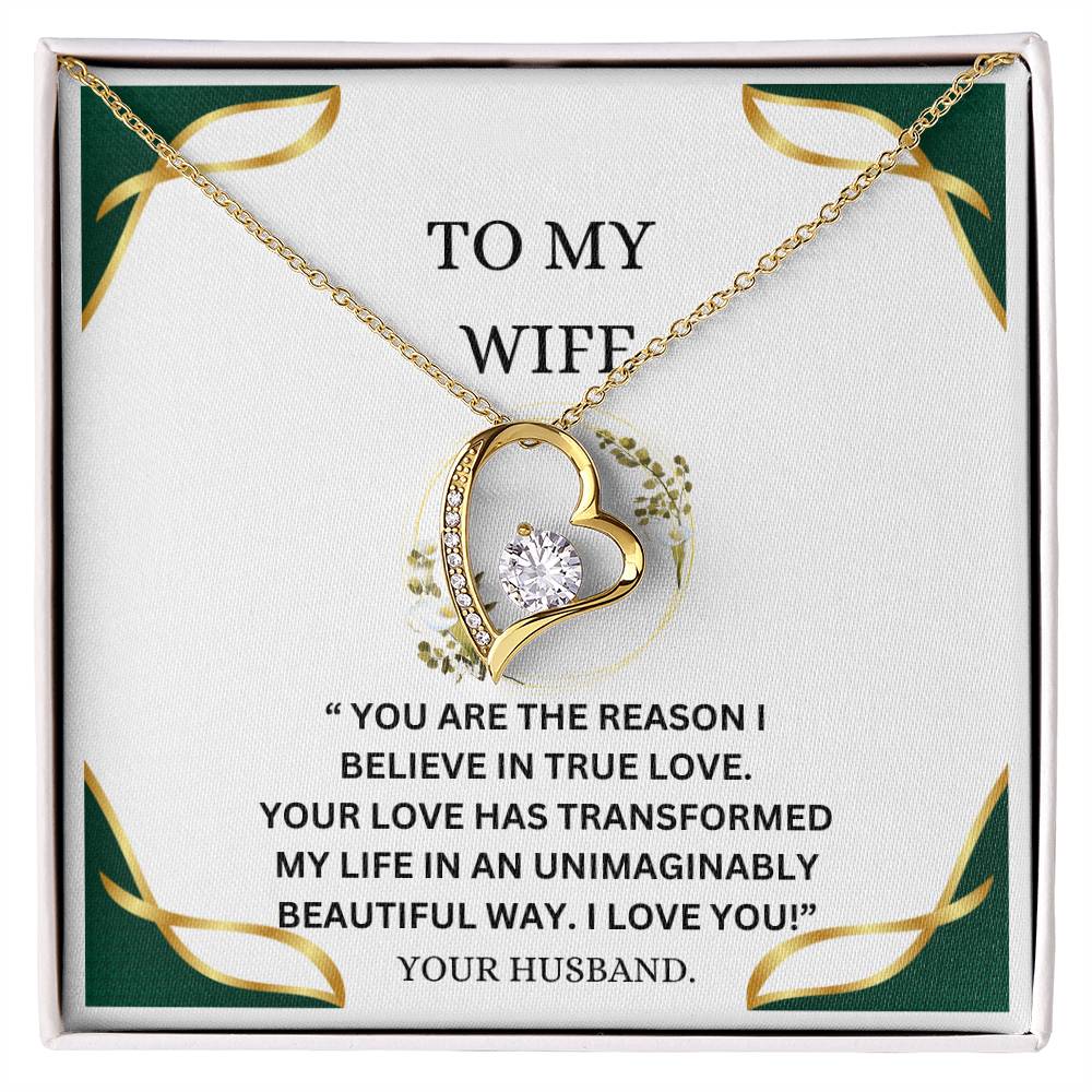 TO MY WIFE NECKLACE