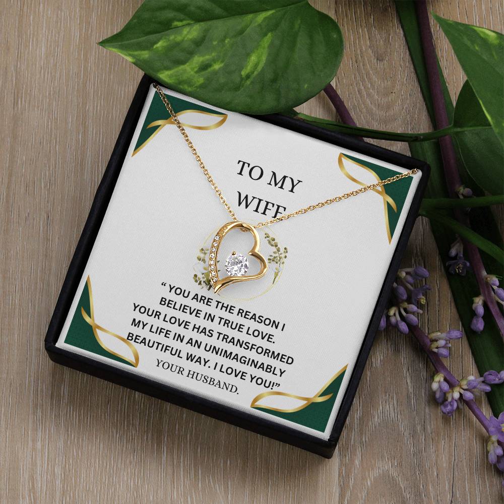 TO MY WIFE NECKLACE