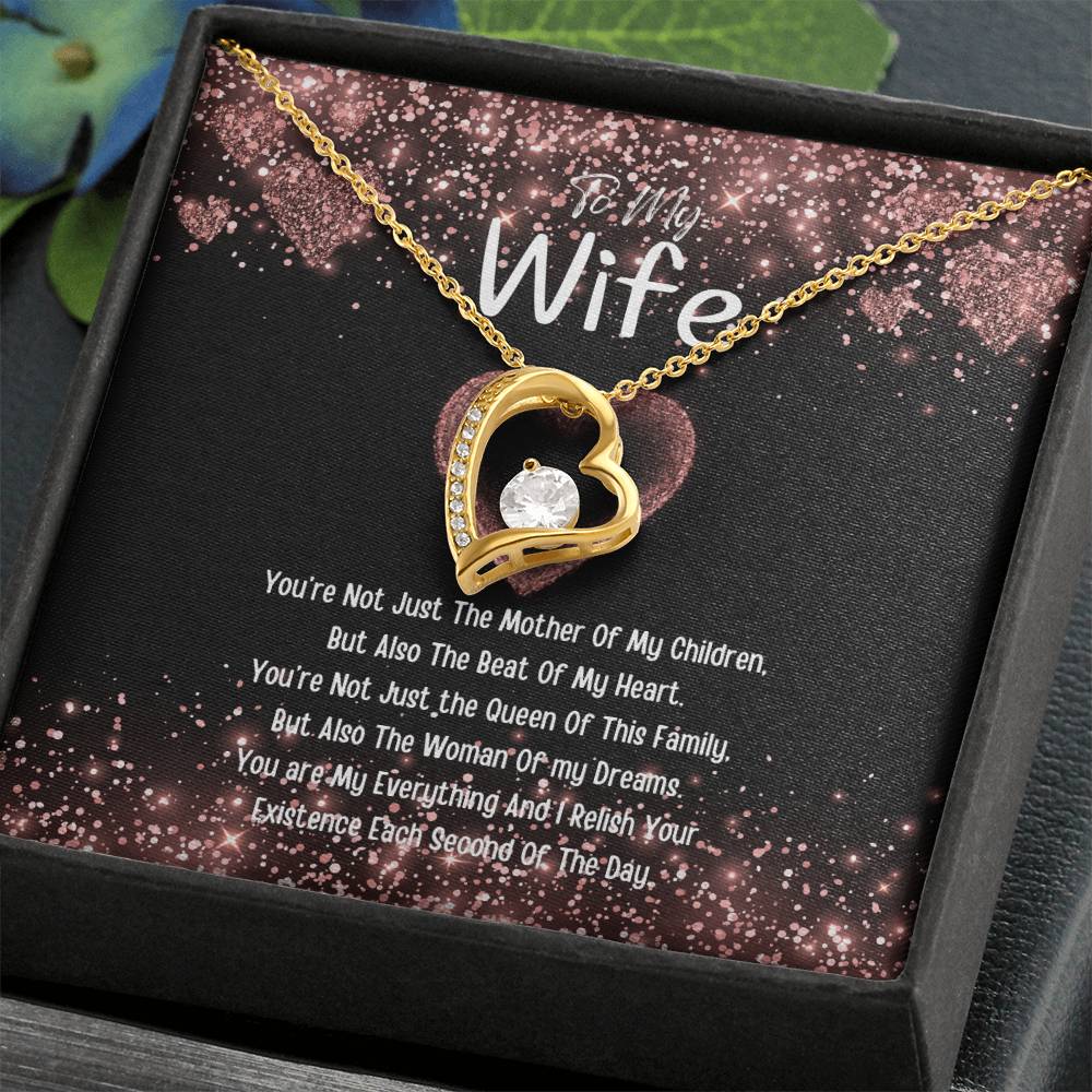 To My Wife  Heart Necklace