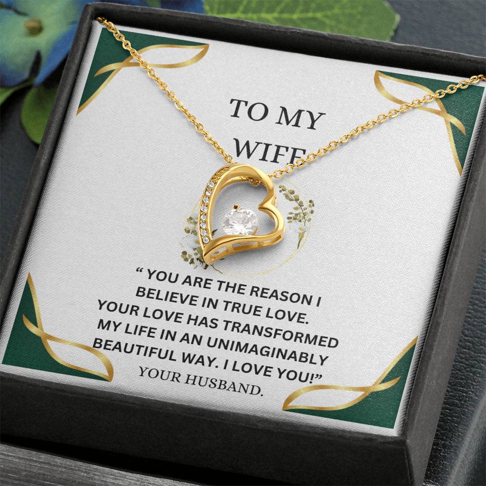 TO MY WIFE NECKLACE